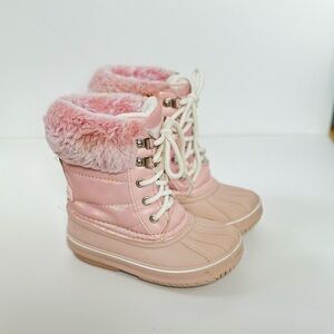 London Fog Pink Kids Rain & Snow Boots